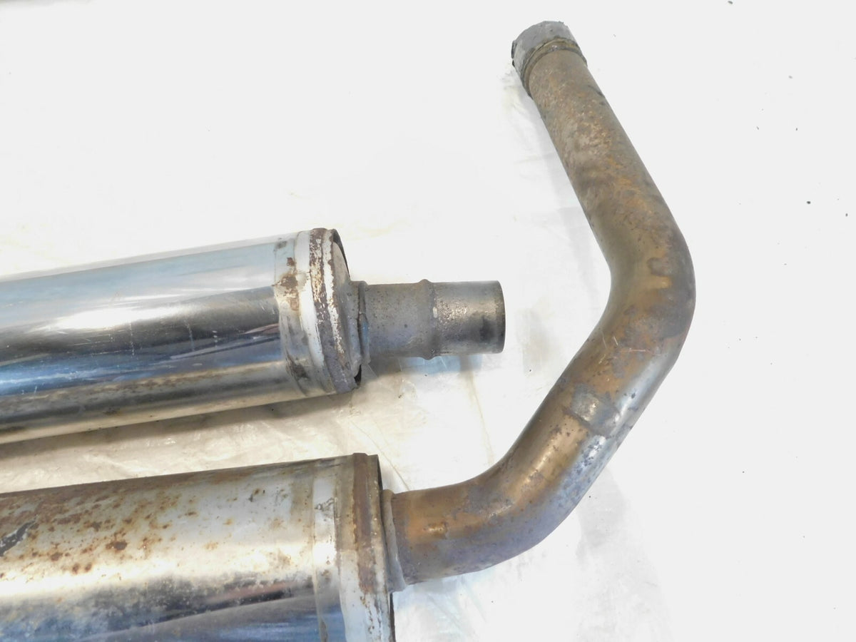2011 11 Kawasaki Vulcan 1700 VN1700 Left & Right Side Exhaust Mufflers - Pair - C3 Cycle