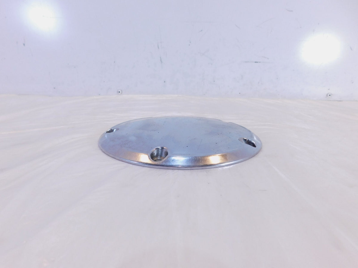 Harley Davidson Twin Cam Dyna Softail Left Engine Chrome Derby Clutch Cover - C3 Cycle