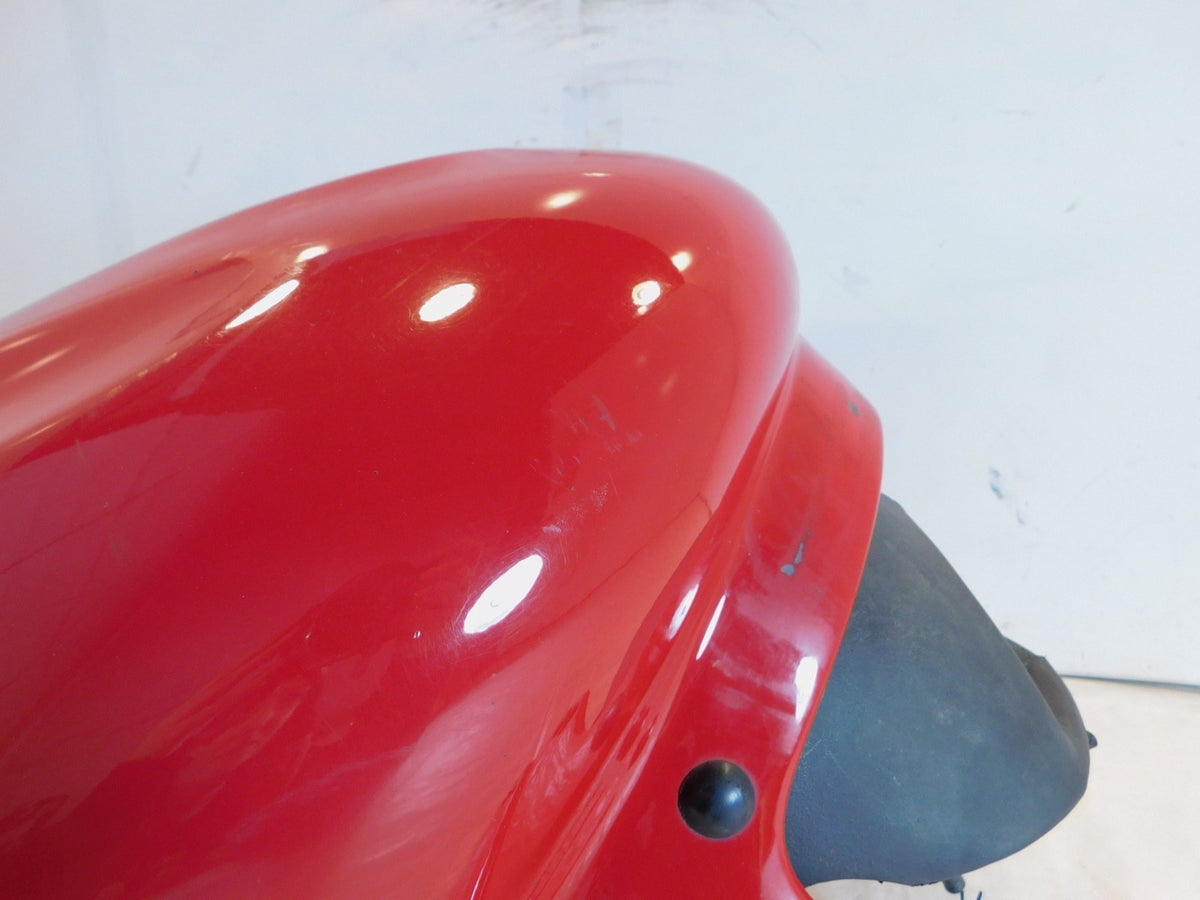 97-00 BMW F650 Funduro F650ST Gas Petrol Fuel Tank Reservoir Cell & Red Cover - C3 Cycle