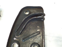 Harley Davidson Softail Touring Road King Electra Glide Black Footboard Bottoms - C3 Cycle