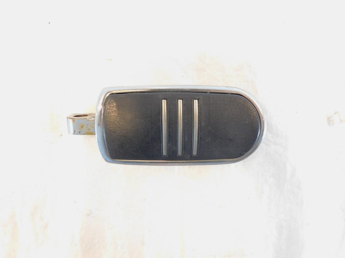 Harley Touring FXR Dyna Sportster Softail Black & Chrome Peg Footpeg Footrest