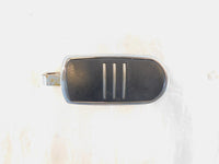 Harley Touring FXR Dyna Sportster Softail Black & Chrome Peg Footpeg Footrest