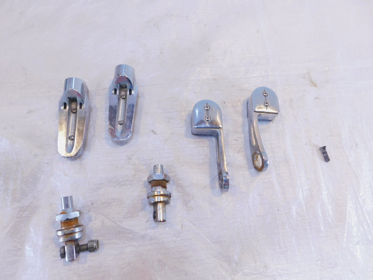 Harley Touring FXR Dyna Sportster & Softail Heel Rest Highway Footrest Footpegs - C3 Cycle