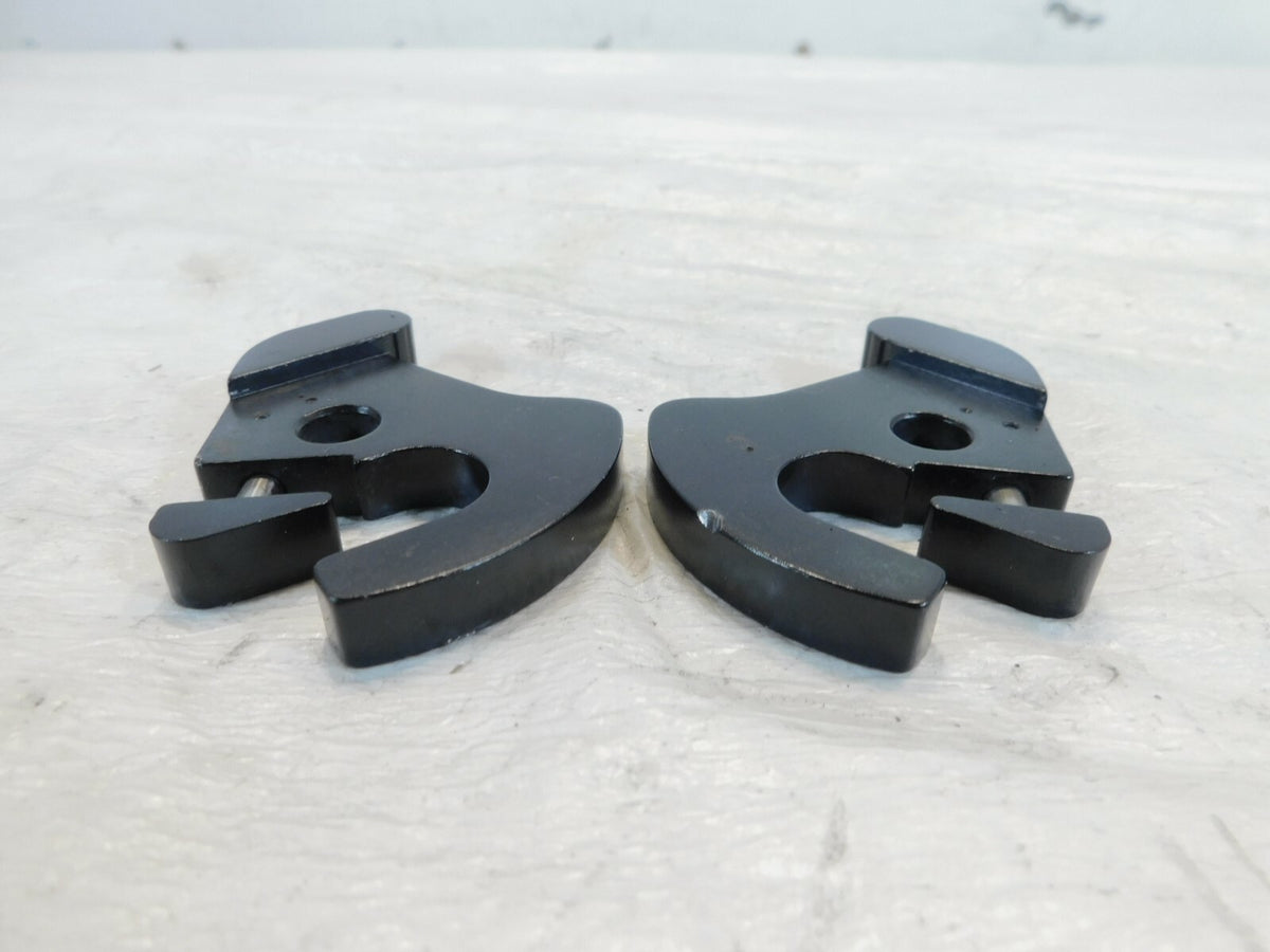 Harley Davidson Road King & Street Glide Chrome Detachable Sissybar Mount Clamps - C3 Cycle