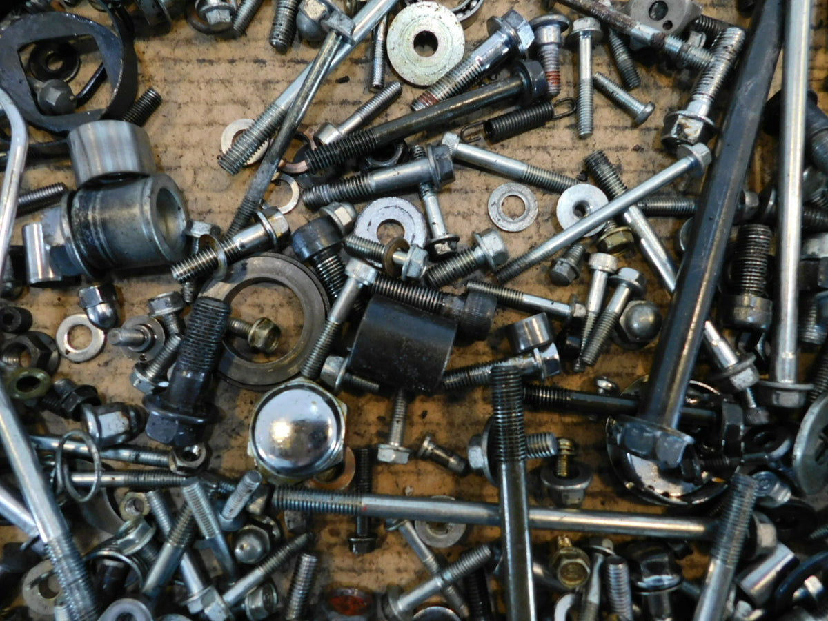 2003 Honda VT1100 VT1100C Shadow 1100 Spirit Nuts Bolts & Brackets Parts Box Lot - C3 Cycle
