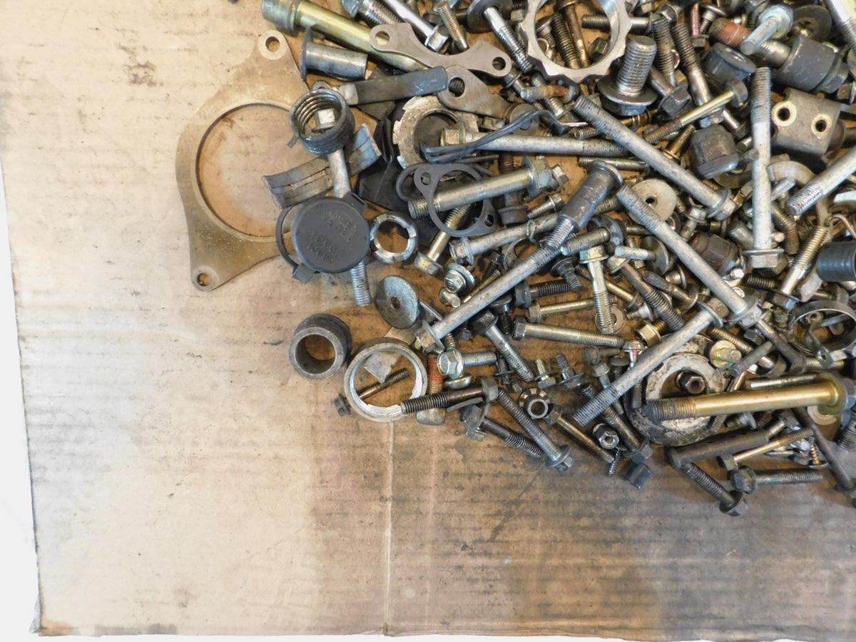 2001 01 Honda GL1800 Goldwing 1800 Nuts Bolts & Brackets Hardware Parts Box Lot - C3 Cycle