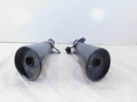 1982-1983 Yamaha XJ750 Maxim 750 Black Left/Right Exhaust Muffler System Pipes - C3 Cycle