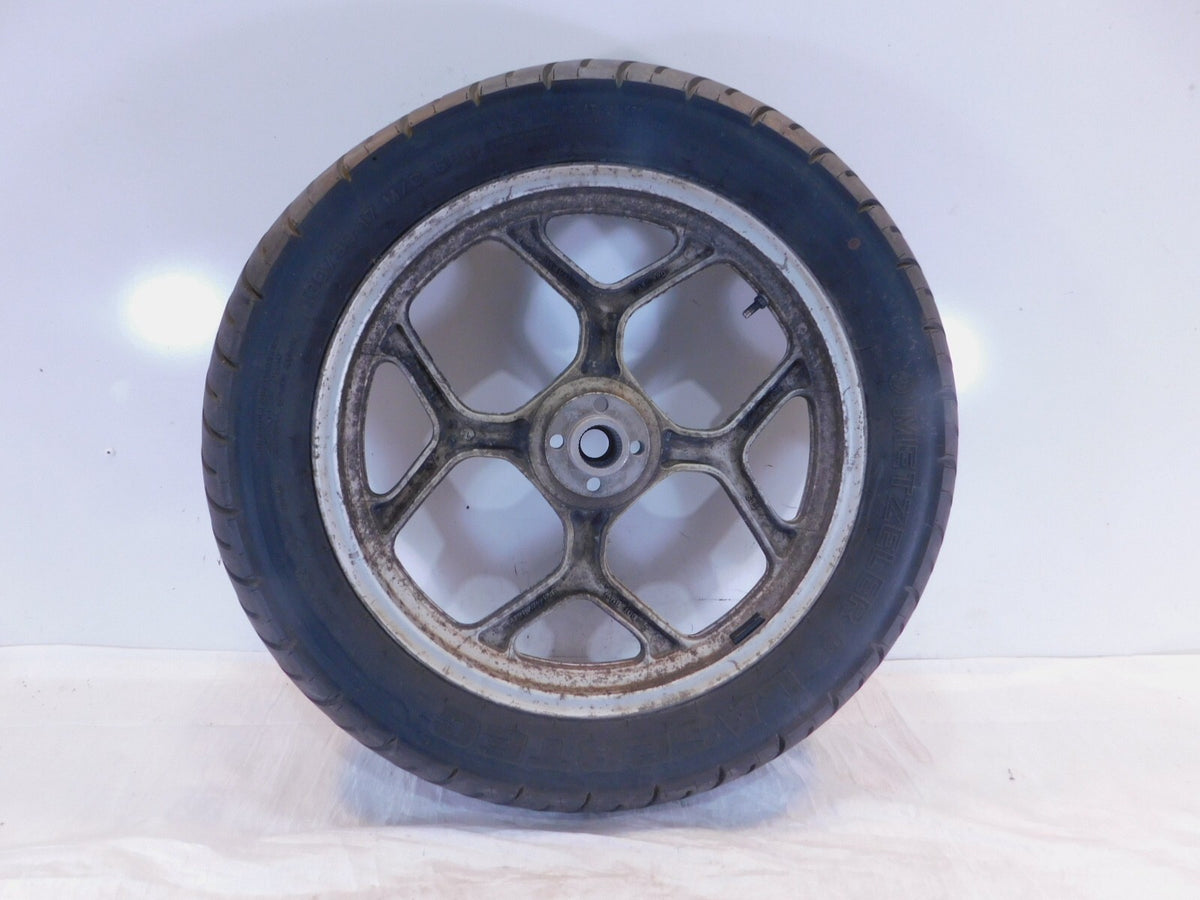 BMW K75 K75S K75RT K75T & K100 K100LT K100RS Silver Cast Rear Wheel Rim 2.75x17" - C3 Cycle