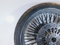 Harley Davidson EVO Touring Electra Glide Chrome Laced Front Wheel Rim & Tire