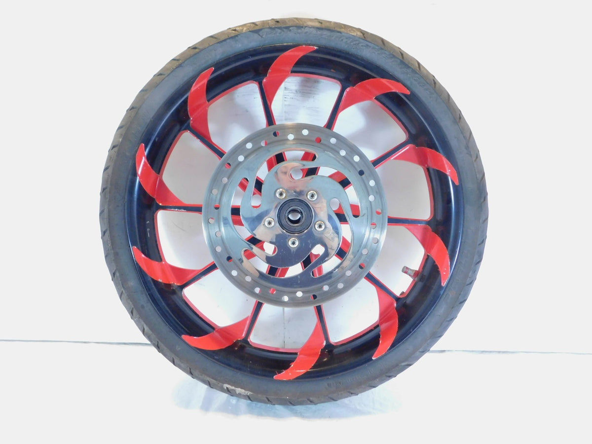 Harley Davidson Road King Street & Electra Glide 19" Billet Red Front Wheel Rim - C3 Cycle