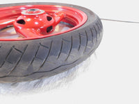 1993-1994 Yamaha FZR600R FZR600 FZR 600 Red Cast Front Wheel Rim & Hub w/ Tire - C3 Cycle