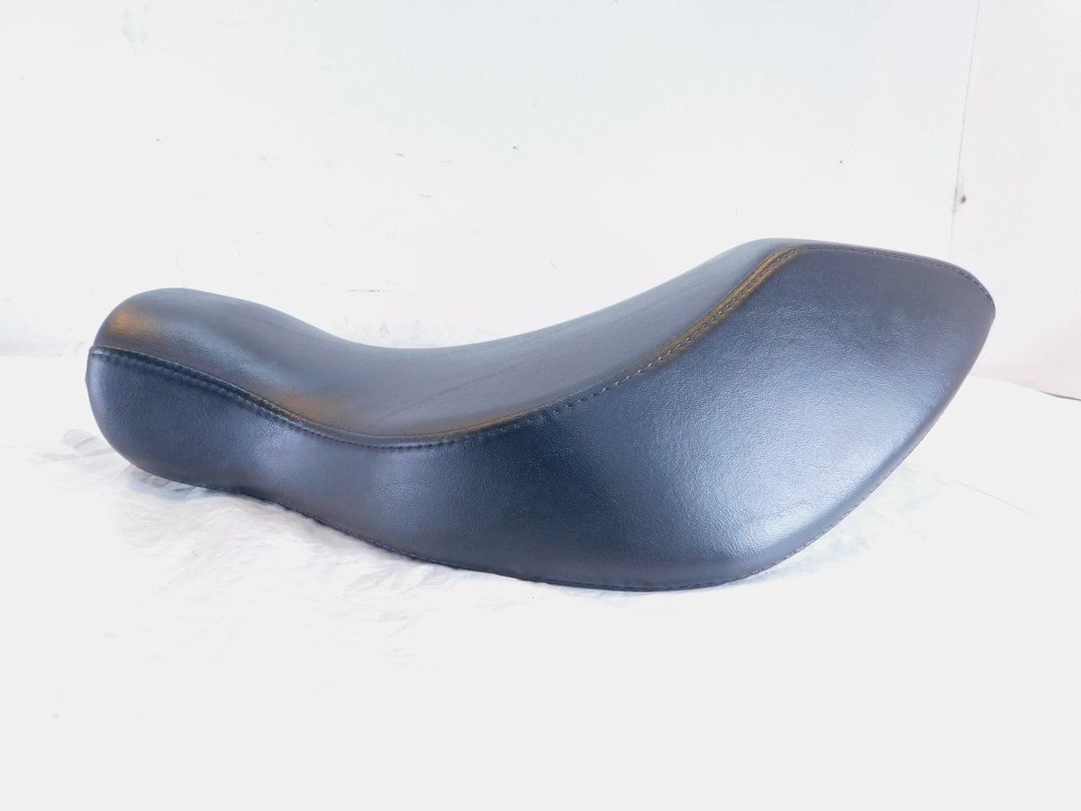 Harley Davidson Sportster 883 & 1200 Super Low Black Main Rider Solo Seat Saddle - C3 Cycle
