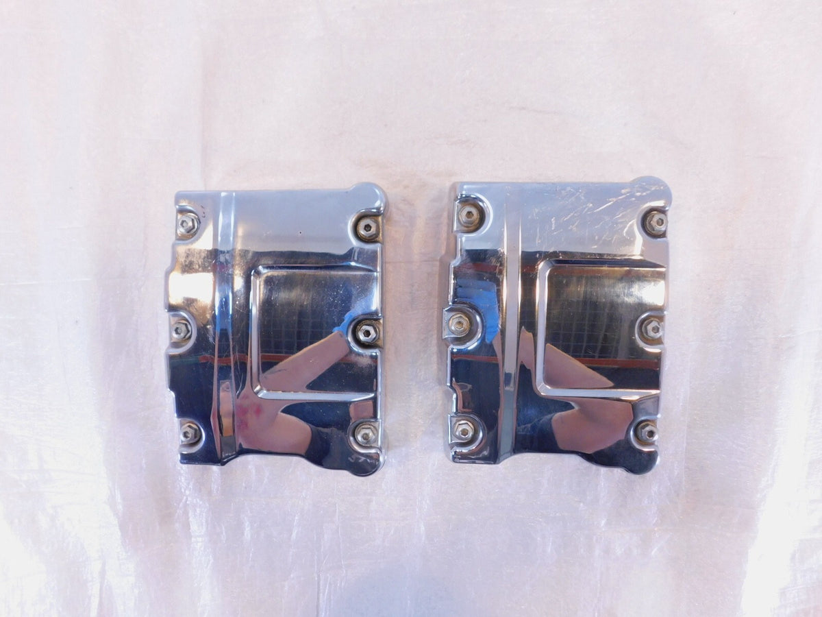 Harley Road King Dyna & Softail Chrome Cylinder Head Top Rocker Boxes & Arms - C3 Cycle