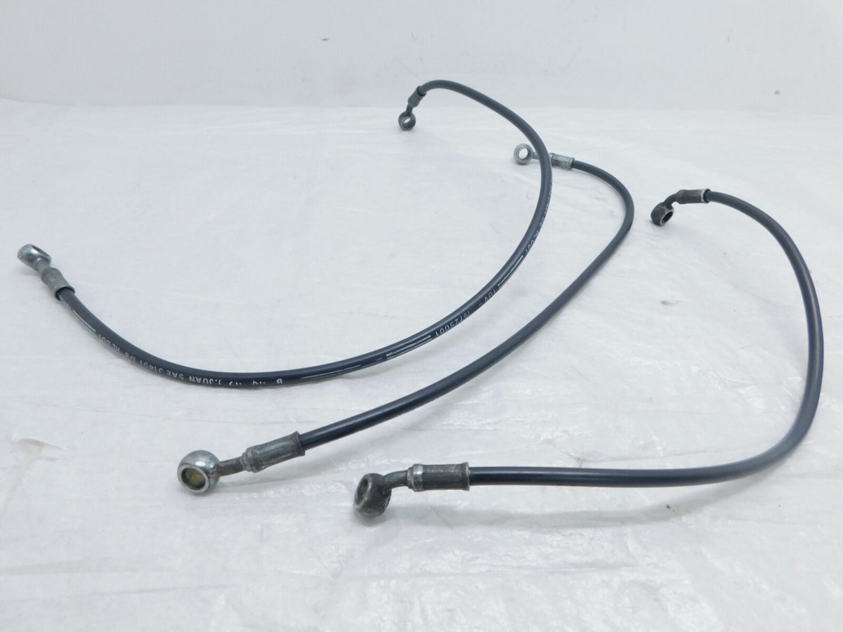2003-2005 Triumph Speed Four Front/Rear Brake Hose Pipe Cable Lines Set Lot - C3 Cycle