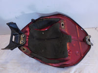 91-92 Kawasaki Ninja ZX6 ZX600D Black Gas Petrol Fuel Tank Cell Reservoir-No Key - C3 Cycle