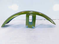 Bent Harley Davidson Sportster XL XLH 883 & 1200 Green Front Wheel Cover Fender - C3 Cycle