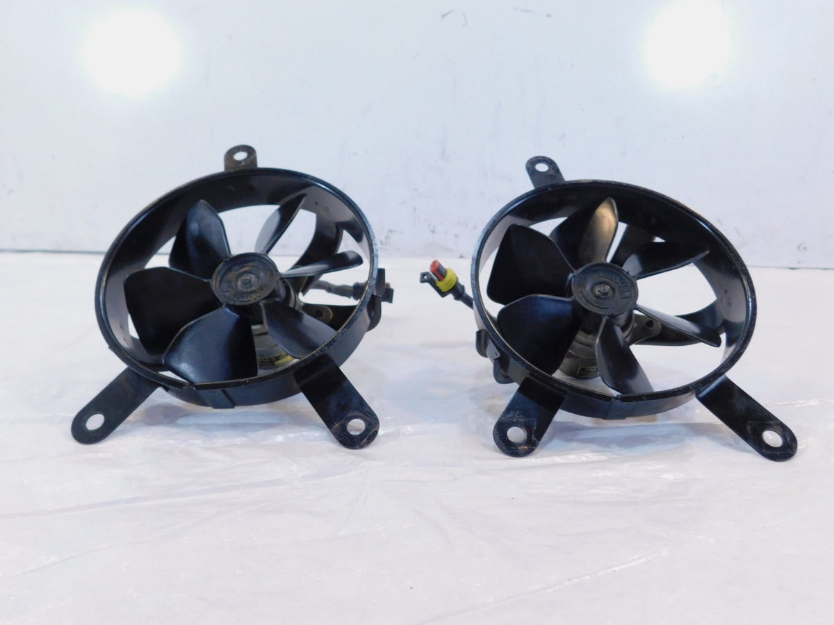 Ducati 749 749S & 999 999R Xerox Water Cooler Coolant Radiator Fan w/ Shroud - C3 Cycle