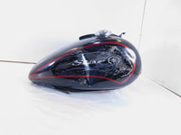 2011 Yamaha V-Star 650 Custom XVS650 Black Gas Fuel Petrol Tank Reservoir Dented