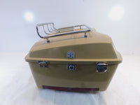 1984 84 Harley Davidson Tour & Electra Glide Tan Luggage Top Box Case & Lid - C3 Cycle