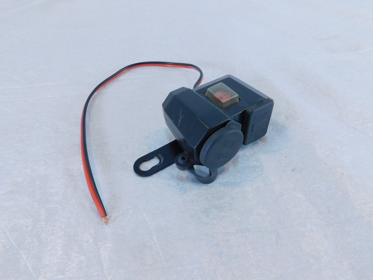 1998-2001 Honda VFR800 Interceptor 800 USB 12V AC Auxiliary Power Socket Plug - C3 Cycle