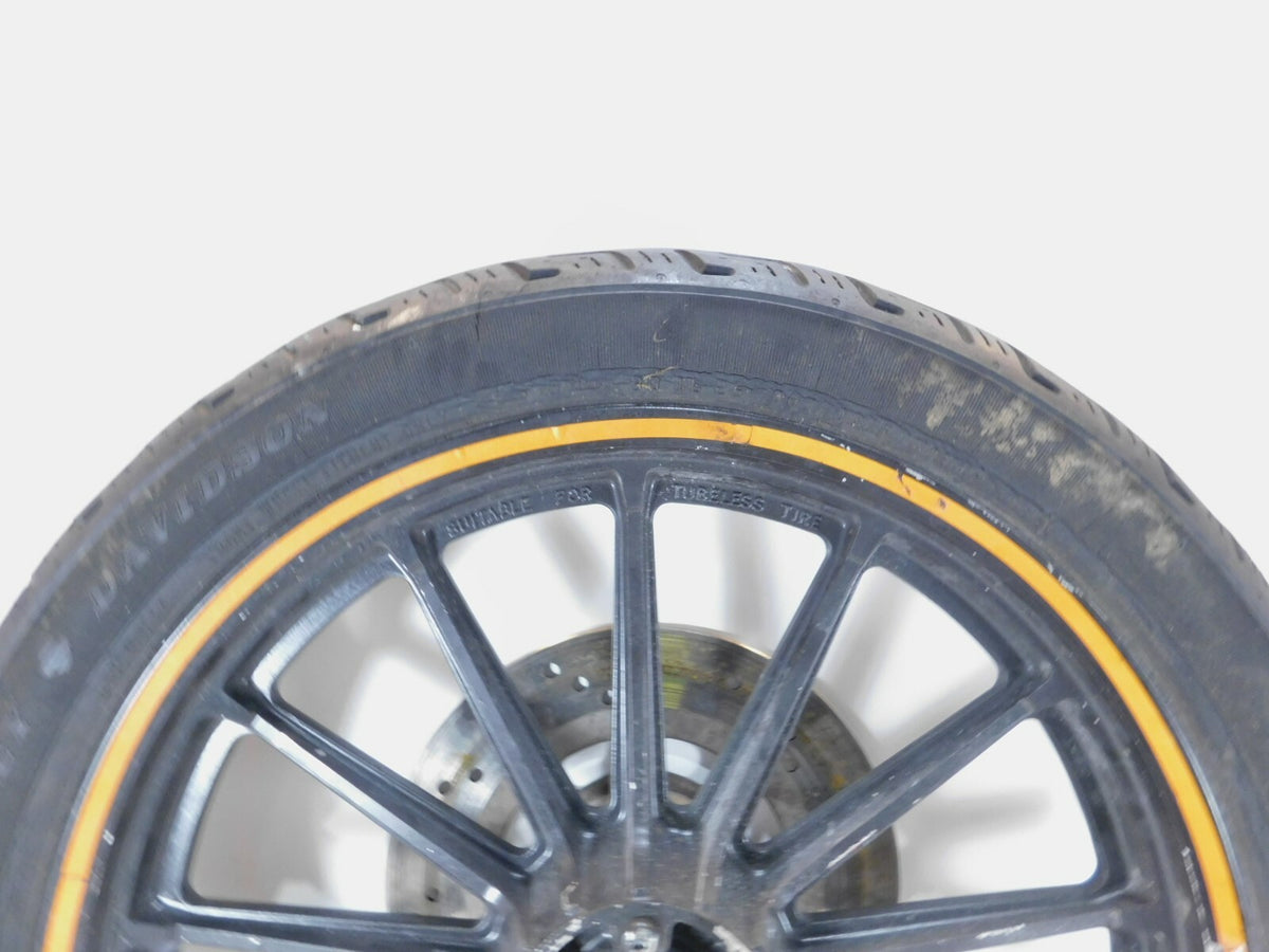 1996-1999 Harley Davidson Sportster 883 & 1200 Black Front Wheel Rim & Tire