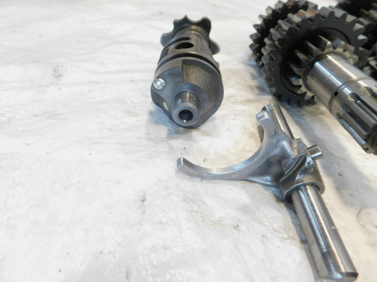 1990-1996 Kawasaki KL650 KLR650 Transmission Gears w/ Shifter Drum & Forks - C3 Cycle