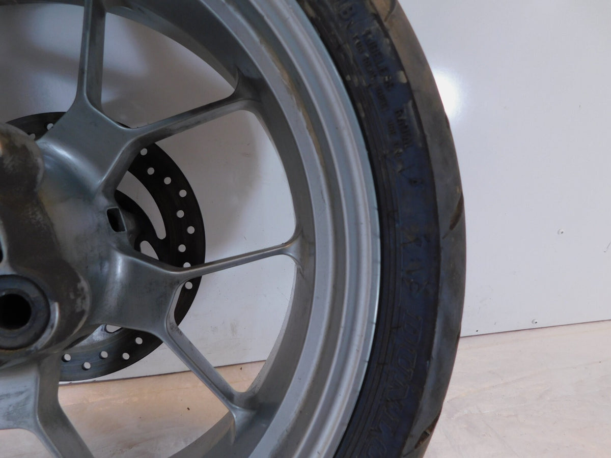 2007 2008 2009 Aprilia Shiver 750 SL750 Gray Rear Wheel Rim & Brake Rotor - C3 Cycle