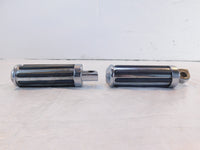 Pair Harley Touring FXR Dyna Sportster & Softail Black ISO Peg Footpeg Footrests - C3 Cycle