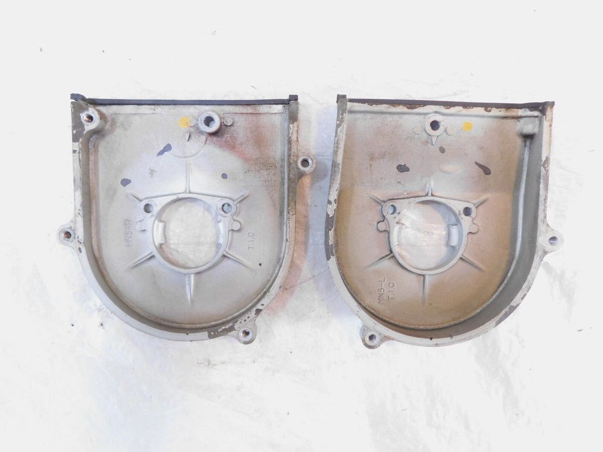 1988-2000 Honda GL1500 Goldwing Front Left/Right Timing Belt Cover Heat Shields - C3 Cycle