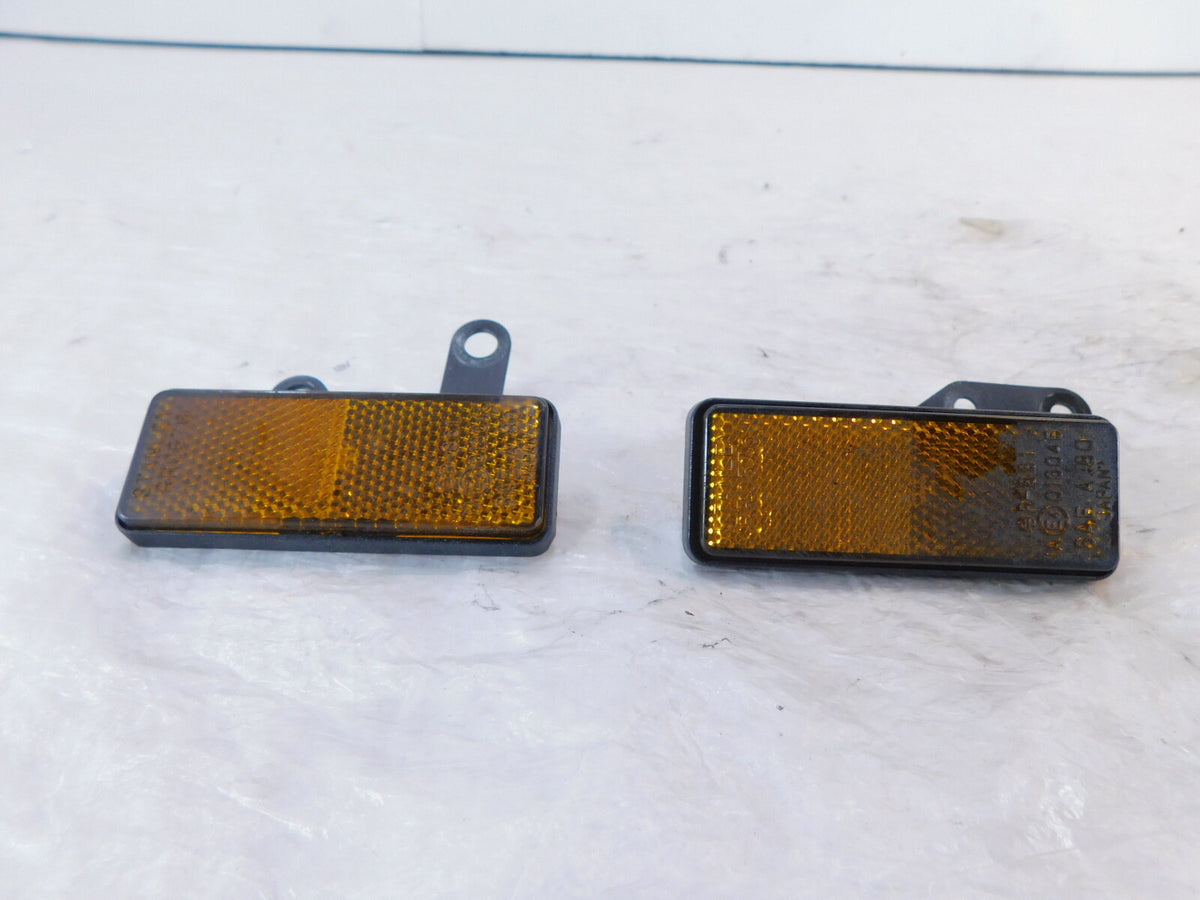 1997-2000 Honda CBR1100XX Blackbird 1100 Left/Right Amber Reflectors & Mounts - C3 Cycle