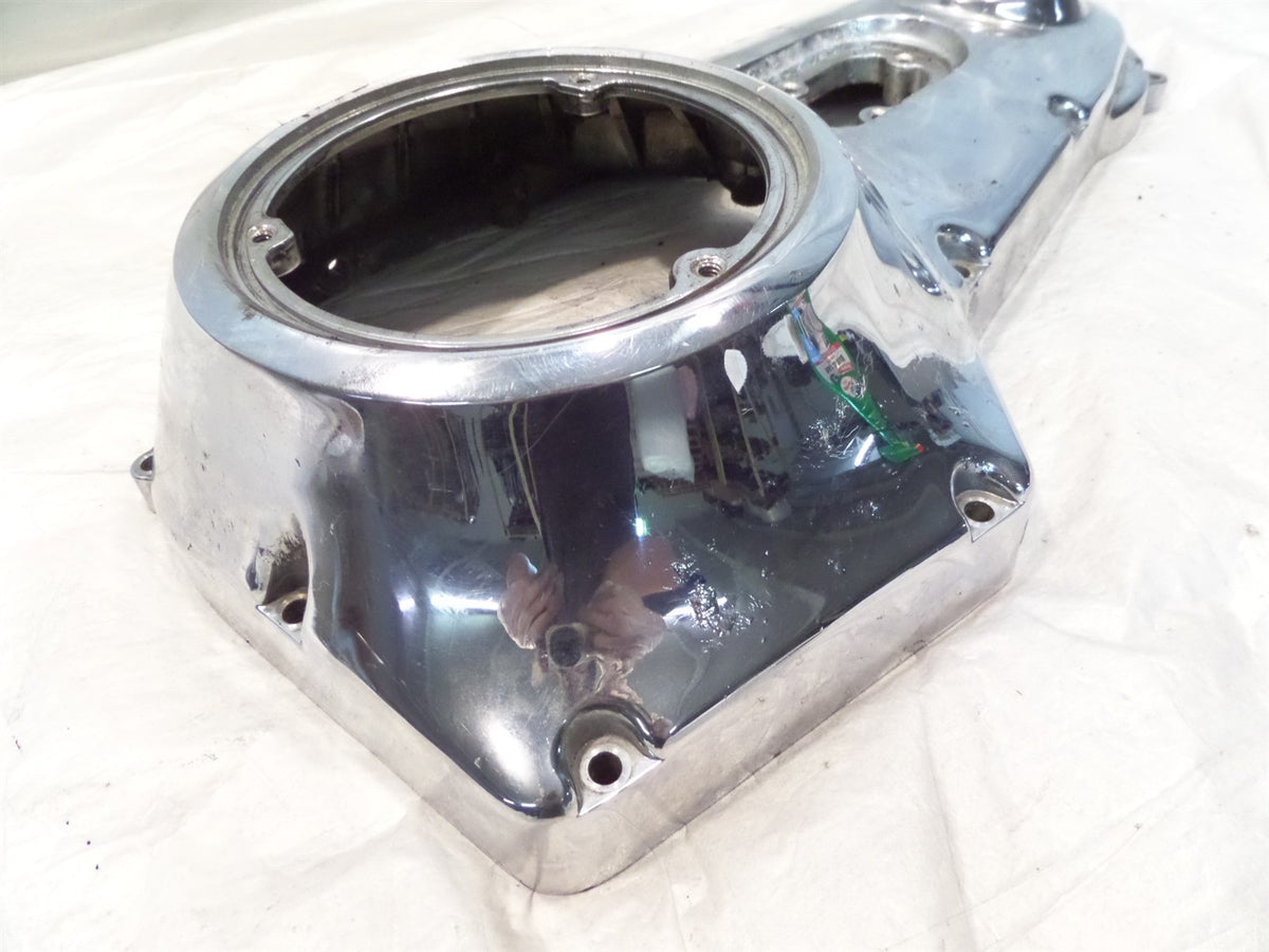 01 2001 Indian Gilroy Scout Dry Clutch Chrome Outer Primary Left Engine Cover