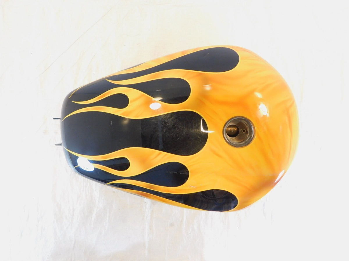 2007-2017 Harley Sportster 883 & 1200 Custom Limited Edition Flame Fuel Tank - C3 Cycle