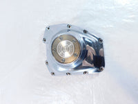Harley Twin Cam Touring Softail Dyna Chrome Logo Right Engine Cam Gear Cover - C3 Cycle