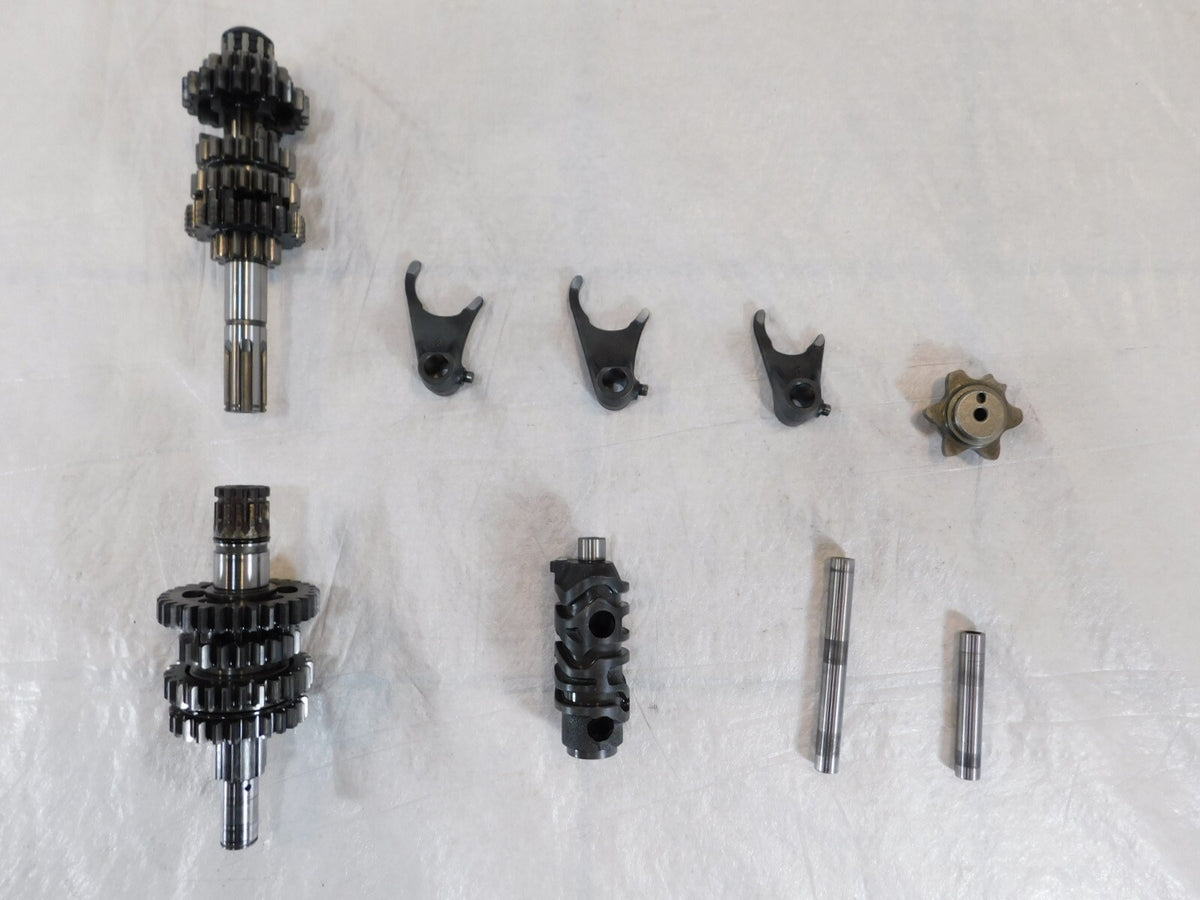 1985-2005 85-05 Kawasaki KL250 KLR250 Transmission Gears w/ Shifter Drum & Forks - C3 Cycle