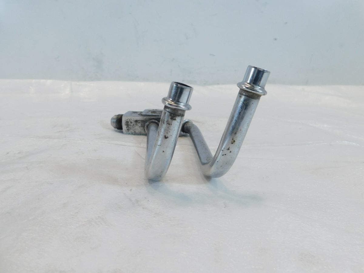 Victory Sport Deluxe & Standard V92 Cruiser Oil Cooler Manifold Pipe Lines - C3 Cycle