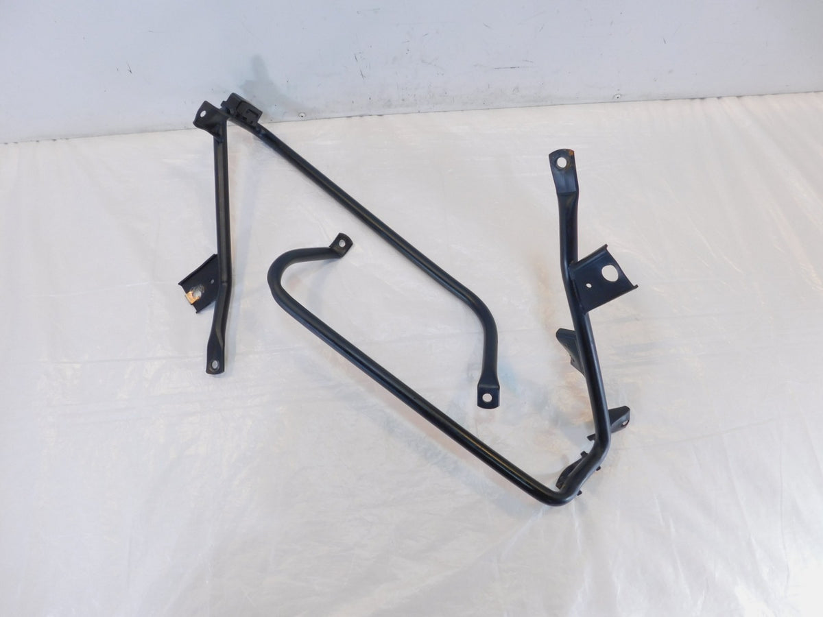 Harley Davidson FLHX Street Glide Left & Right Black Saddlebag Support Brackets - C3 Cycle