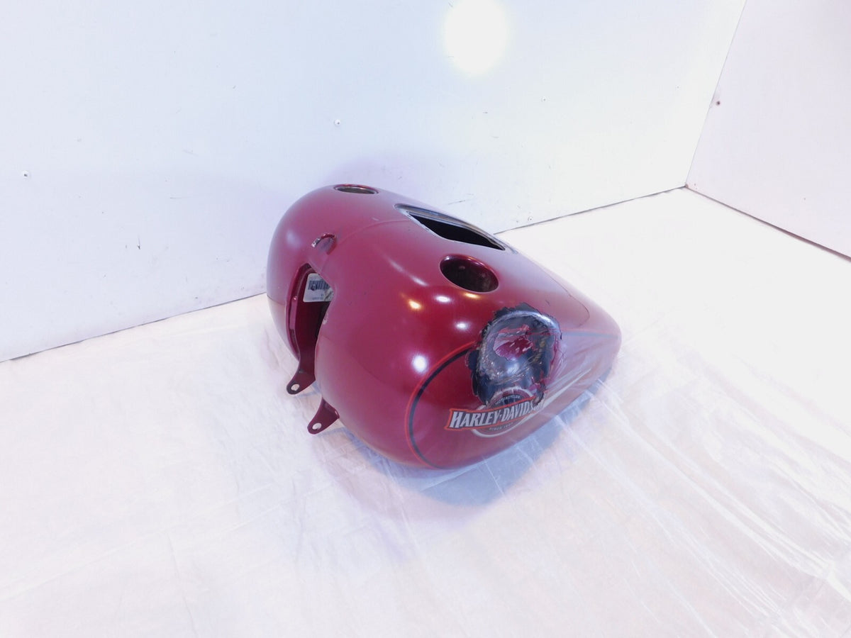Harley Davidson Softail Heritage Classic & Fat Boy Red Fuel Gas Tank - Dented - C3 Cycle