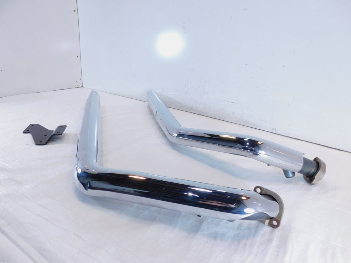 Harley Softail Heritage Classic Vance & Hines Exhaust Pipe System w/ Bracket - C3 Cycle