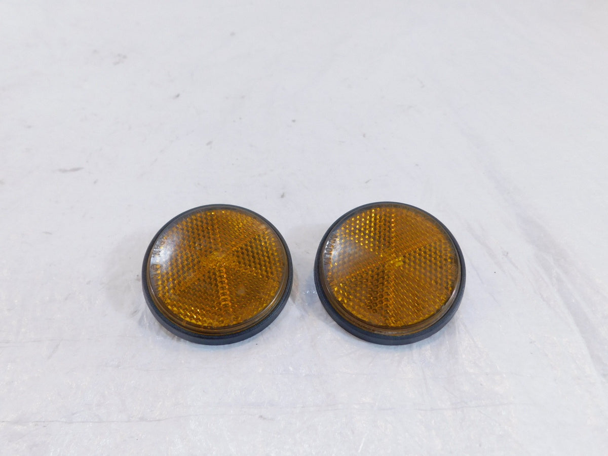 1996-2014 Honda Rebel 250 CMX250C Amber Front Left/ Right Side Fender Reflectors - C3 Cycle