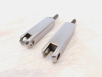Harley EVO FXR EVO Dyna Chrome Front Highway Footpeg Peg Mount Clevis Brackets - C3 Cycle
