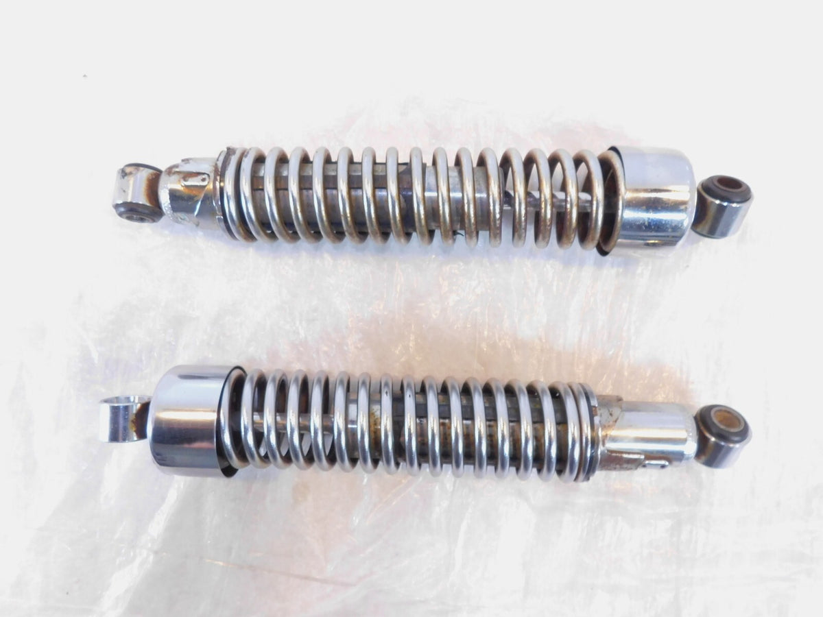 Harley Davidson Sportster 883 & 1200 Chrome Rear Wheel Shock Absorbers 13.5" - C3 Cycle