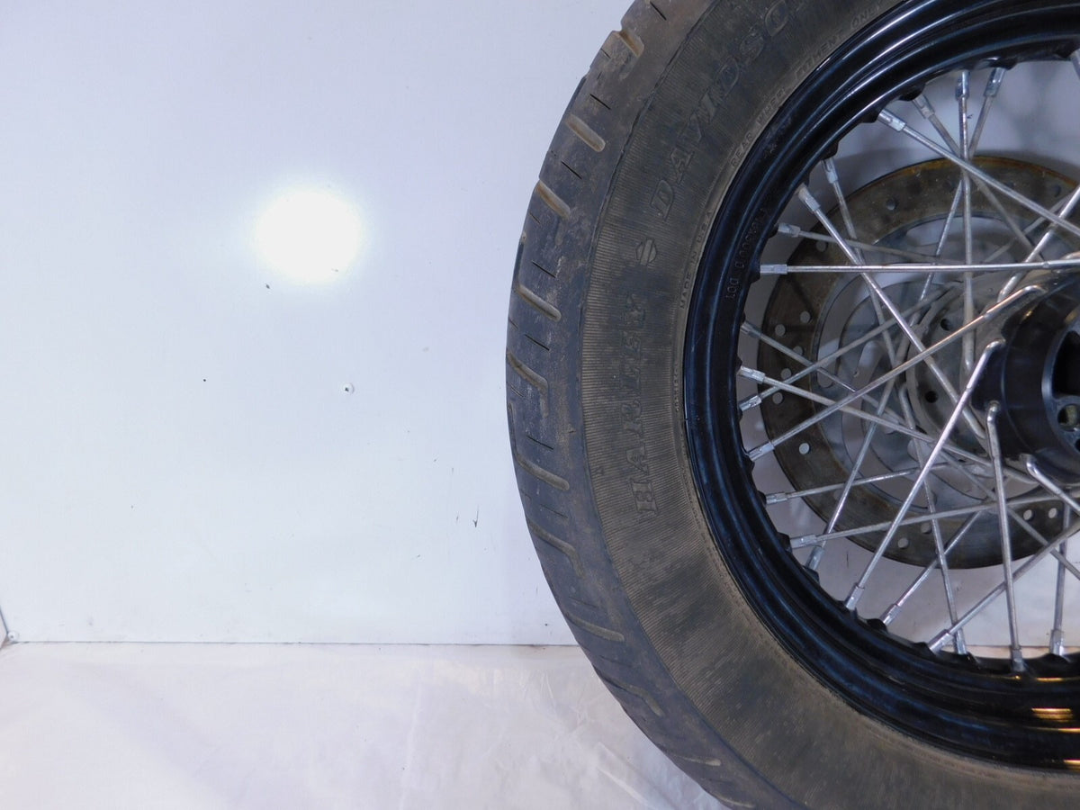 2007 Harley Davidson Sportster XL1200N 16" Black Laced Rear Wheel Rim & Tire - C3 Cycle