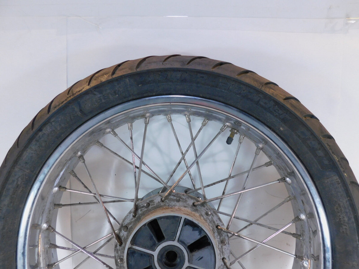 Royal Enfield Classic Bullet 500 EFI B5 C5 Rear Laced Wheel Rim & Tire 2.5"x18" - C3 Cycle
