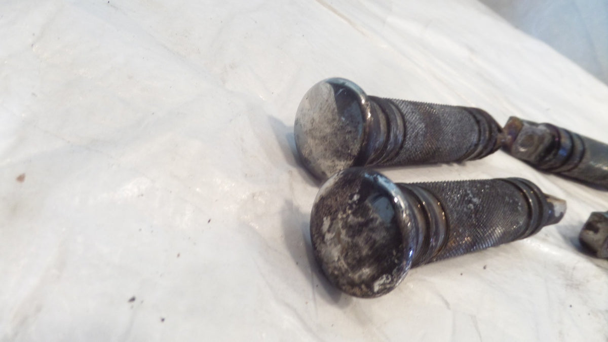 Four Harley Davidson Touring V-Rod Dyna Sportster FXR Softail Footpegs Footrests - C3 Cycle