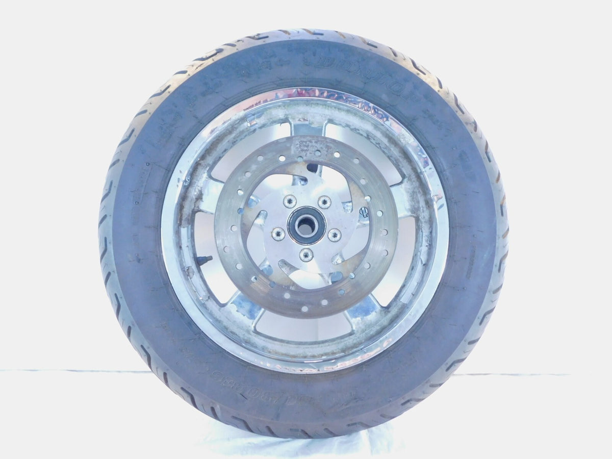2011- 2012 Harley Davidson Sportster XL1200C Custom Chrome Rear Wheel Rim & Tire - C3 Cycle