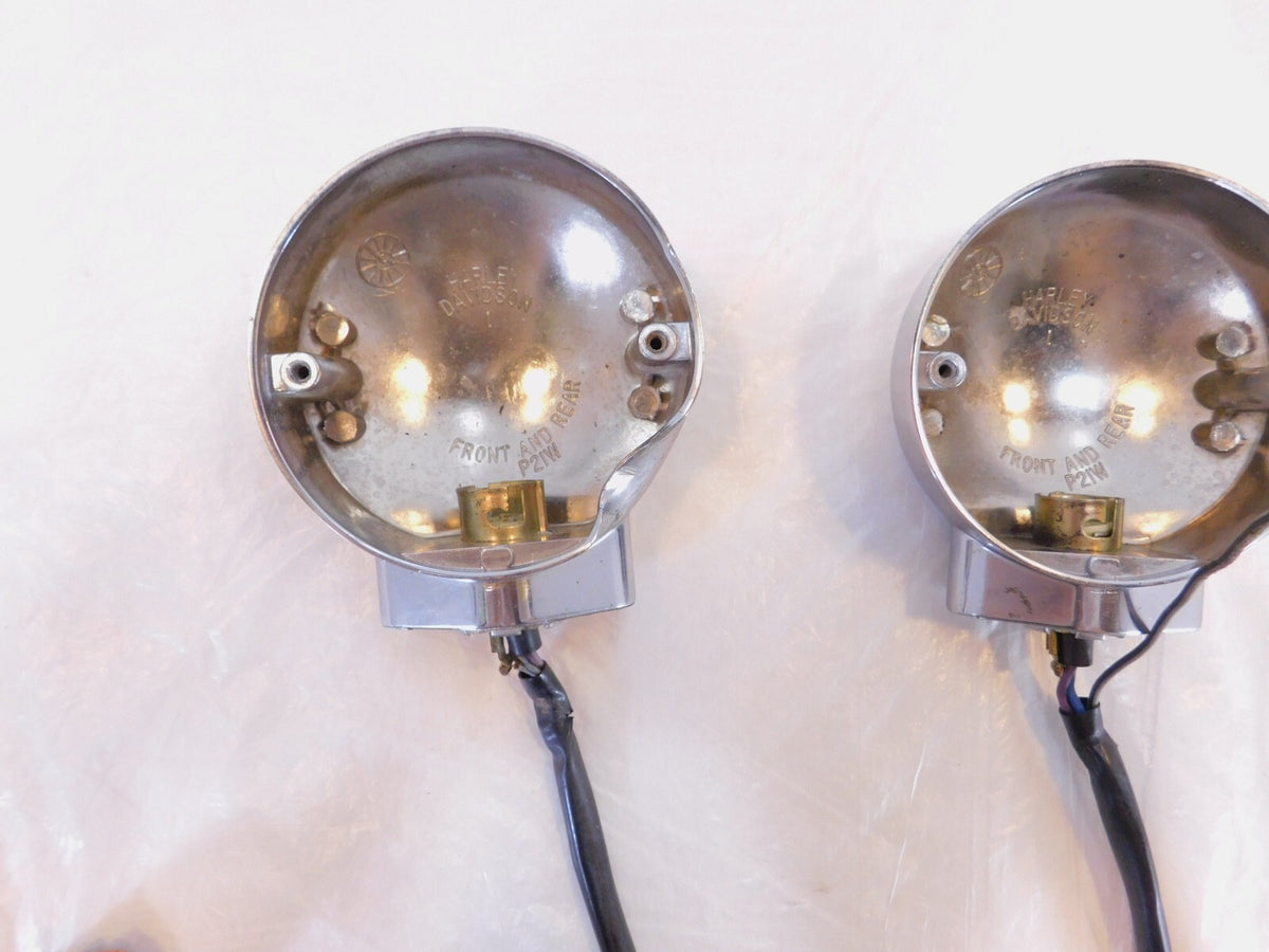 Harley Touring Electra Glide Road King Front Turn Signal Indicator Housings - C3 Cycle
