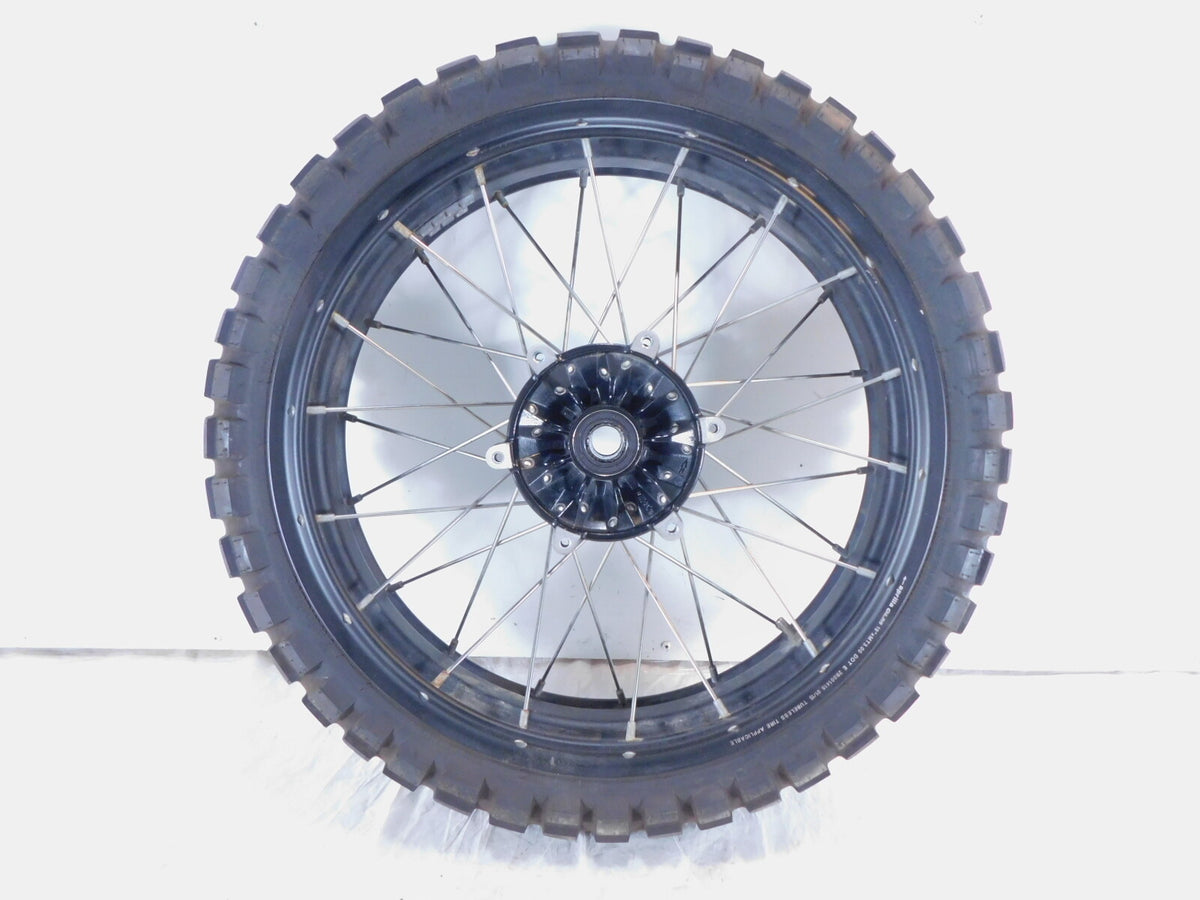 2016-2017 Aprilia Caponord 1200 Rally Black Laced Front Wheel Rim & Tire 19"x3" - C3 Cycle