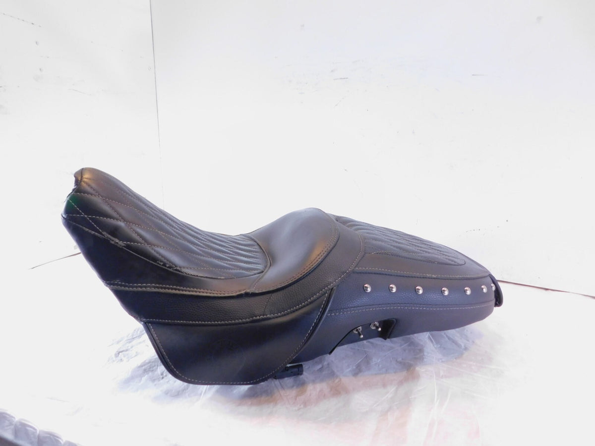 Indian Chief Chieftain Roadmaster & Springfield Black Leather Heated Seat Saddle - C3 Cycle