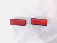 1987-09 Suzuki VS1400 Intruder 1400 Boulevard S83 Dual Rear Tail Red Reflectors - C3 Cycle