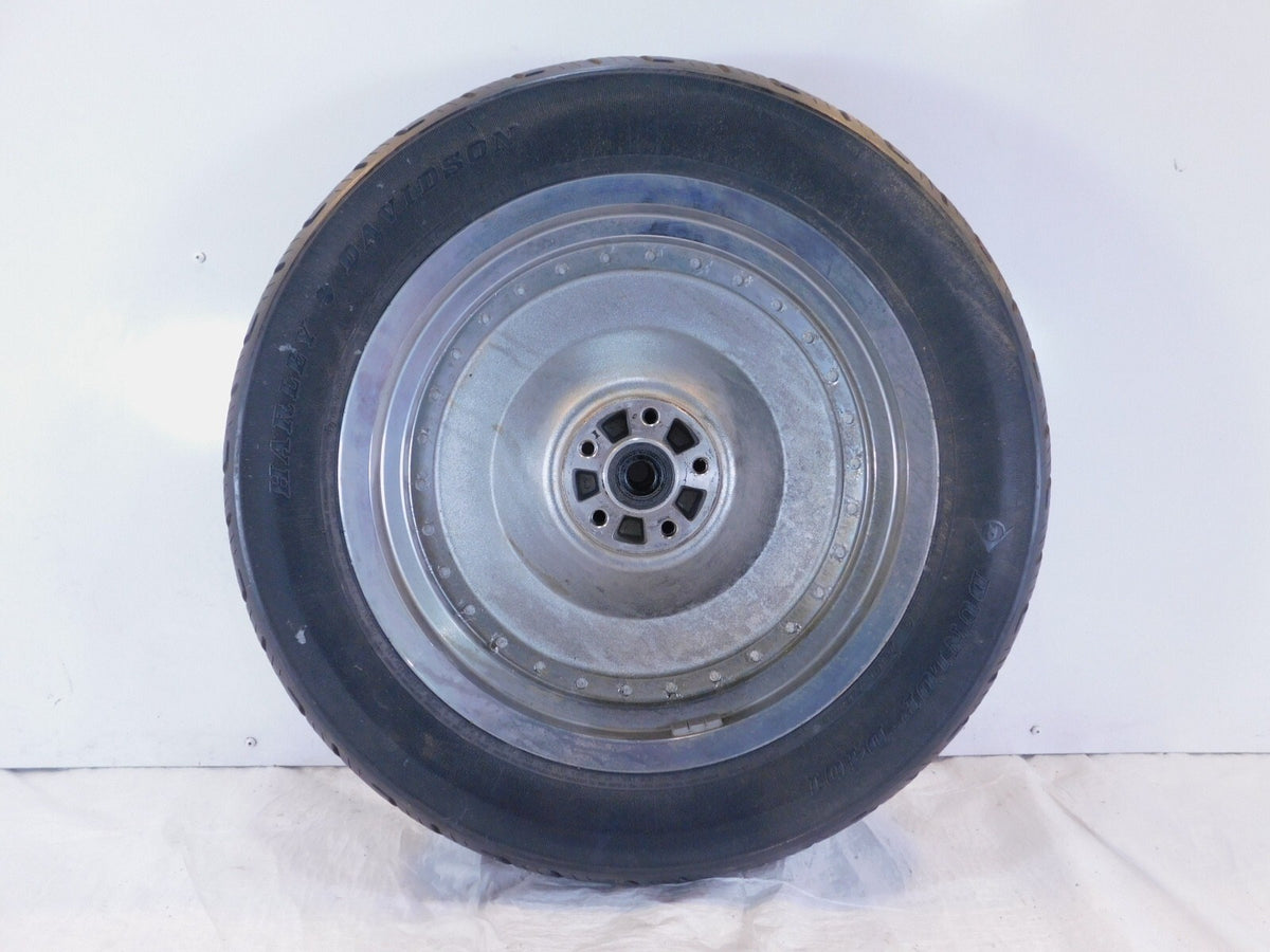 1987-1999 Harley Davidson Softail Fat Boy & Custom Cast Rear Wheel Rim & Tire - C3 Cycle